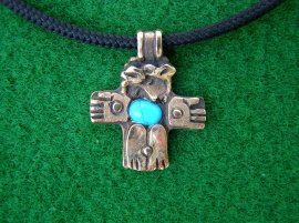 KŘÍŽEK - náhrdelník s kamenem